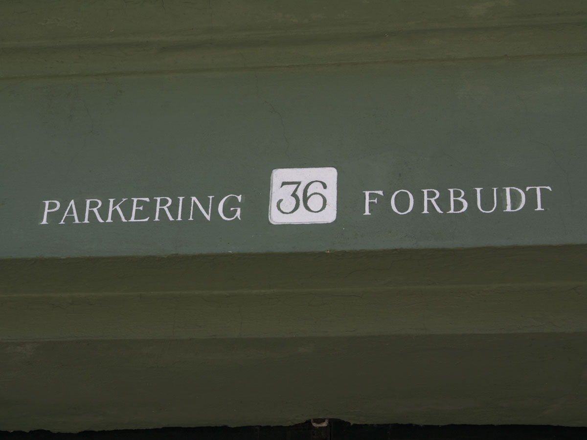 Parkering forbudt