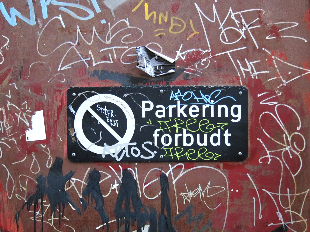 Parkering forbudt