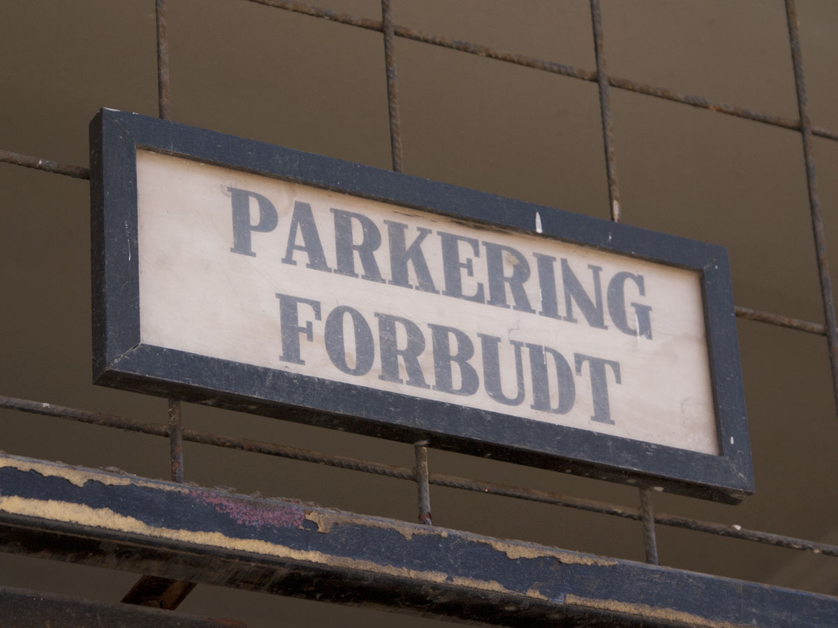 Parkering forbudt